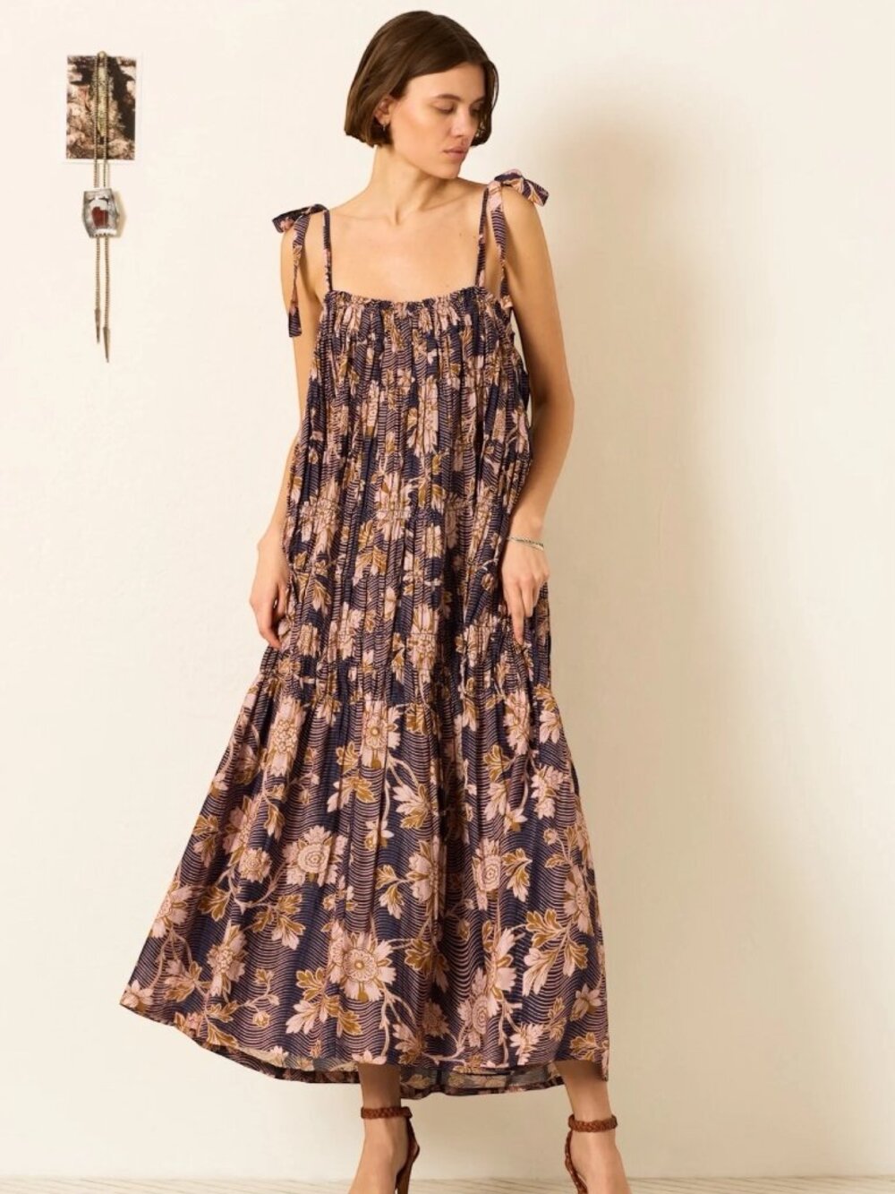 Alix Of Bohemia Emrys Wavy Zinnia Dress